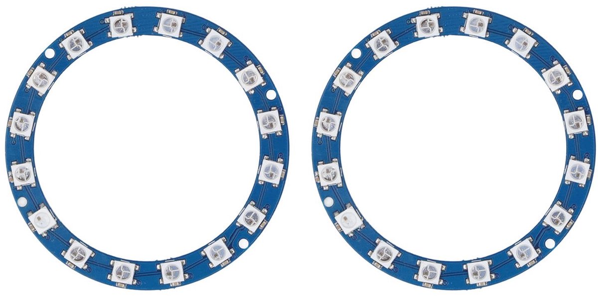 Allecto - RGB LED Ring Light - 16 Bit Verlichting - Creatieve Projecten - Perfect voor DIY - Kleurverandering - Geschikt voor Decoratie - Formaat 5050