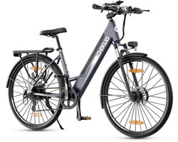 Qekud F26 Pro Elektrische Fiets 26" Trekking E-Bike - 250W Motor - 36V 13Ah Accu - 100km Bereik - 7 Versnellingen - Stapdoor Frame