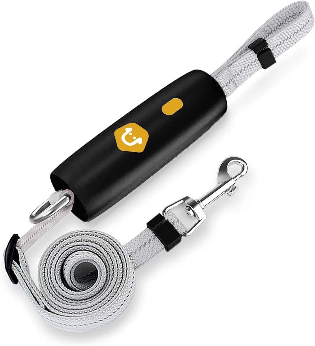 Hondenriem - Leiband Hond - Veilig Wandelen - Verstelbare Lengte - 1.5 meter - Zwart