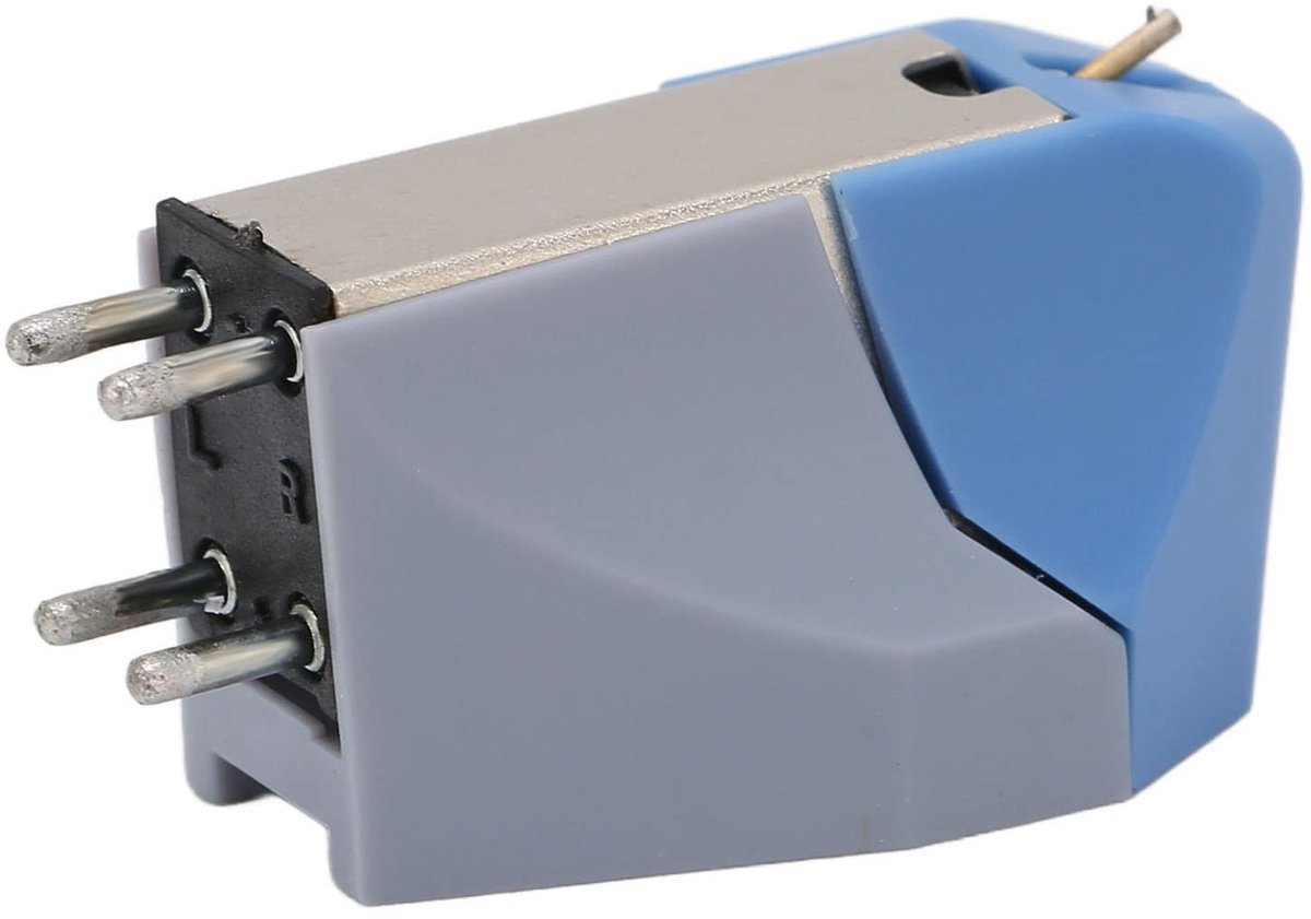 Allecto - Speler LP Magnetische Cartridge - Vervangbare Stylus - Professionele Geluidskwaliteit - 13mm Gat Pitch - Upgrade voor Platenspeler - Gesc...