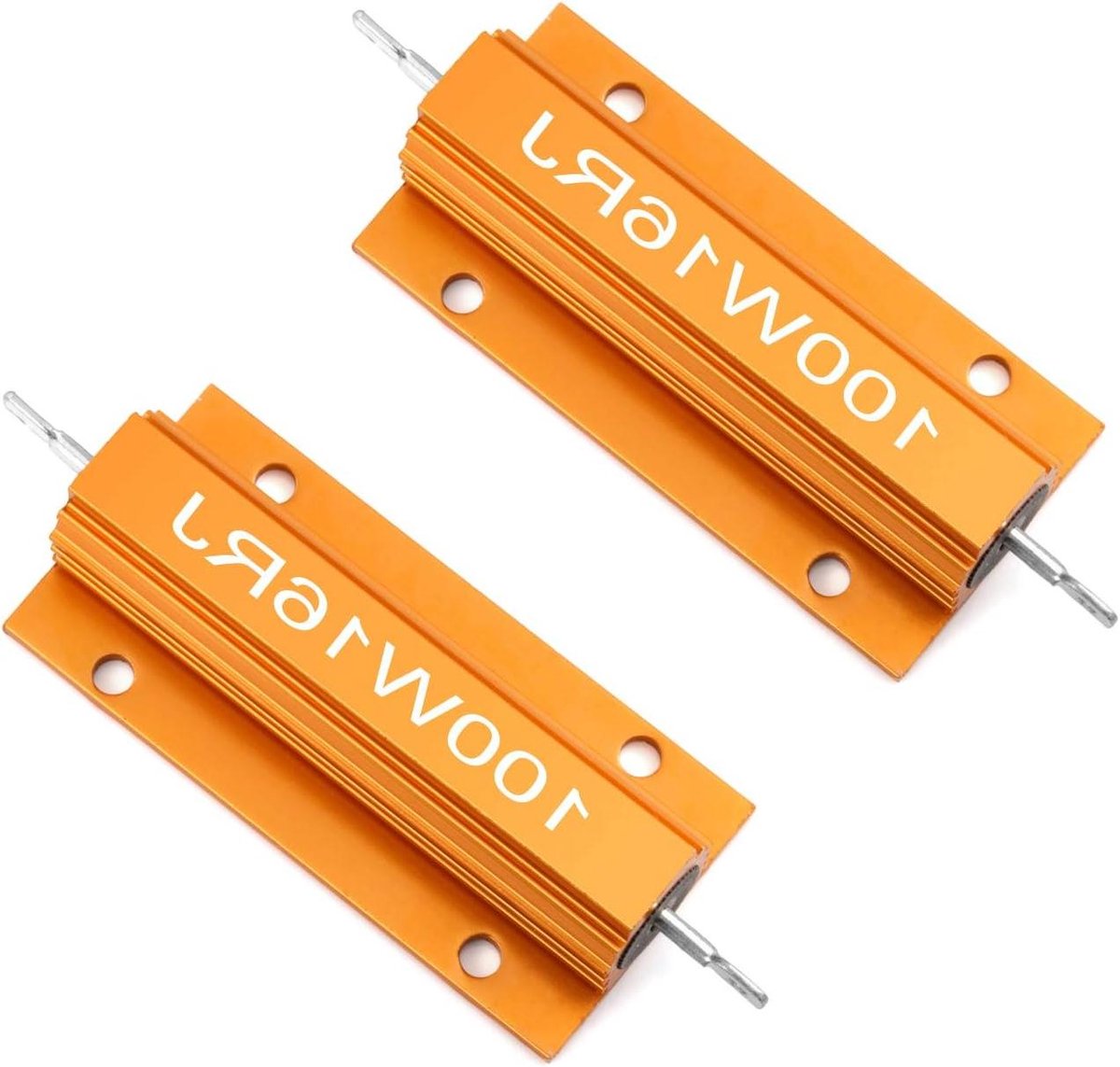 Draadgewonden Weerstand - Aluminium Weerstand - Elektronica Reparatie - Hoge Vermogensdissipatie - 16 Ohm 100W - Aluminium