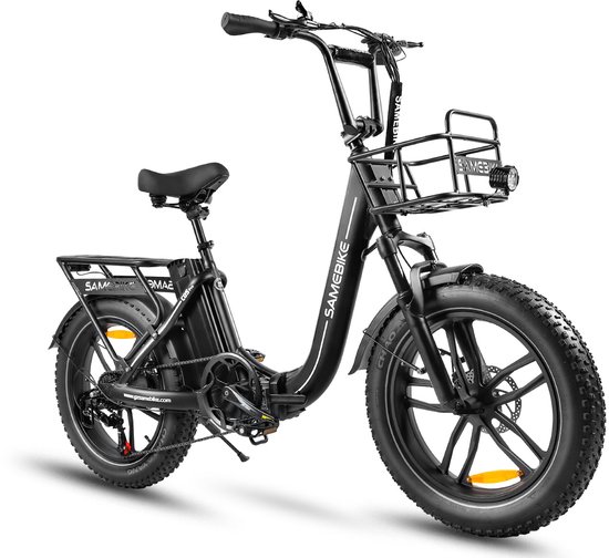Samebike C05 Pro Elektrische Fatbike 250W 36V 13Ah Uitneembare Accu 20×4 Inch Banden 7 Versnellingen Opvouwbaar
