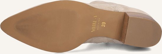 Notre-V 3231 Bottines - Bottines avec fermeture éclair - Femme - Beige - Taille 38