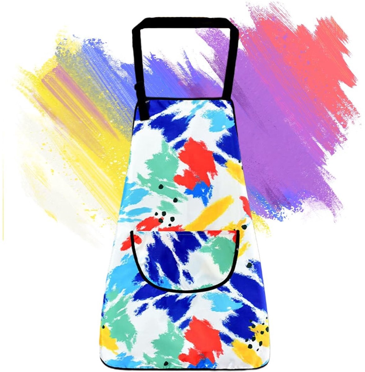 Dailygoody - Kinderschort - Kookschort voor kinderen - Waterdicht - Verstelbaar - Schilderschort - Geschikt voor jongens en meisjes - Mouwloos model