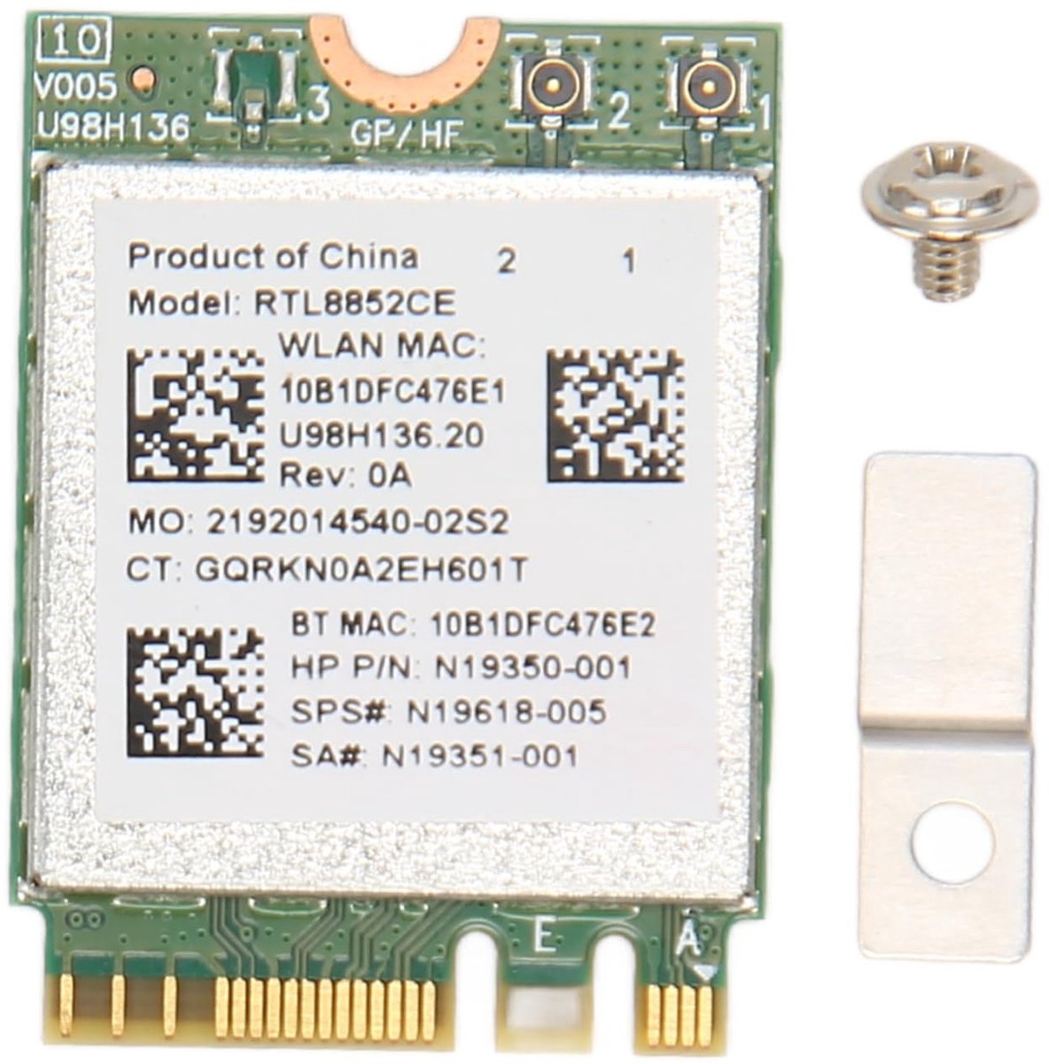 Dailygoody - WiFi 6E Draadloze Kaart - Triple-band 5374 Mbps - Plug-and-play - Geschikt voor Computernetwerken - Ondersteunt BT5.3 - Hoge snelheid en ...