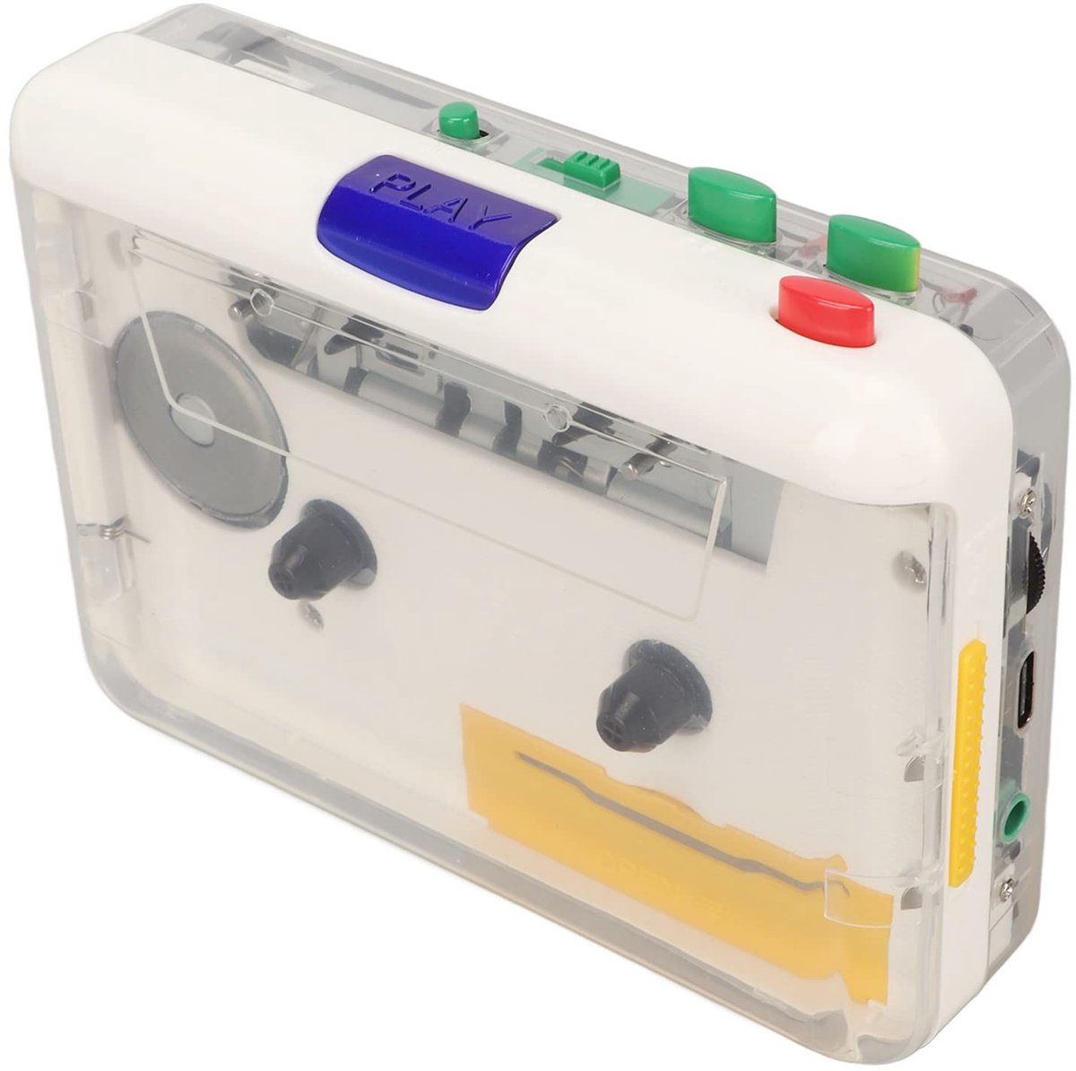 Dailygoody - Cassette Naar MP3-converter - Draagbare USB-cassettespeler - Retro Innovatieve Kleurrijke Knoppen - Digitale Converter-speler - Geschikt .