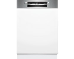 Bosch SMI4ECS28E - Serie 4 - Inbouwvaatwasser - 60 cm - Geborsteld staal - Energielabel A - Home Connect