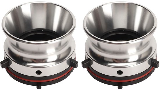 OmGoods - Dailygoody - Nab Hub Adapters - Tape Recorders - 10 Inch - Zilver - Voor Studer en Akai - Ideaal voor Audio Enthousiastelingen