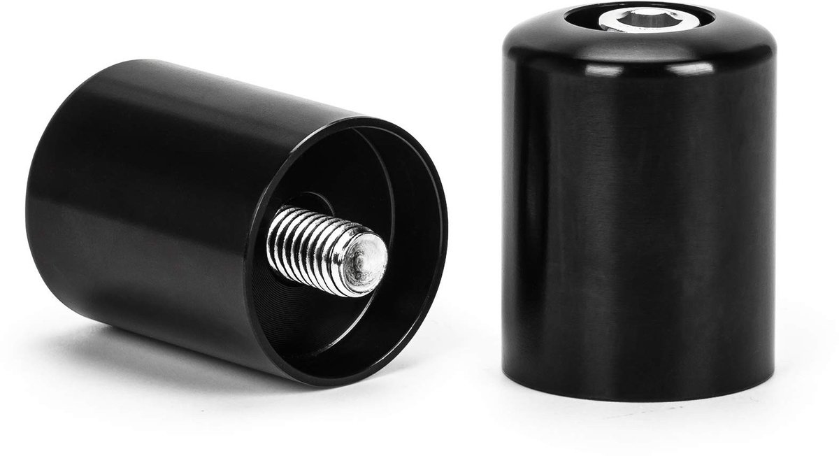 Dailygoody - Motorfiets Stuurgreep - Bar Eindigt Stekkers - Zwart - Geschikt voor Z800 Z1000 Z900 Z750 Z650 Z300 - Hoogwaardige kwaliteit - Perfecte p...