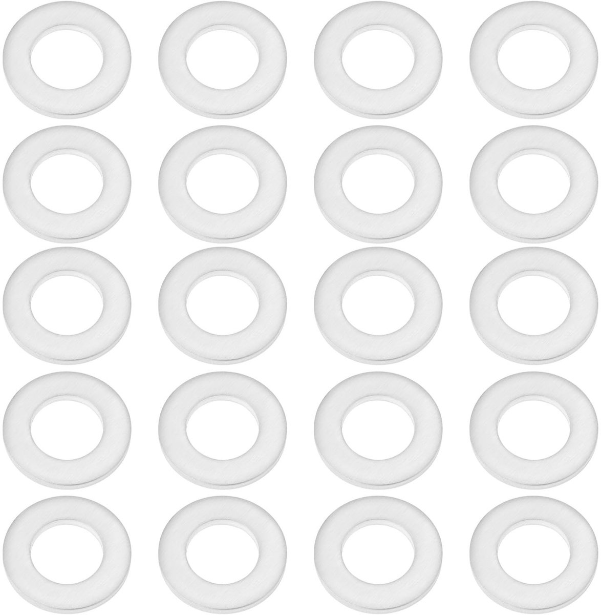 Dailygoody - Oliedrainplug O-ringen - 20 stuks - Aluminium materiaal - Perfect voor onderhoud - Geschikt voor verschillende motoren - Hoge kwaliteit O...