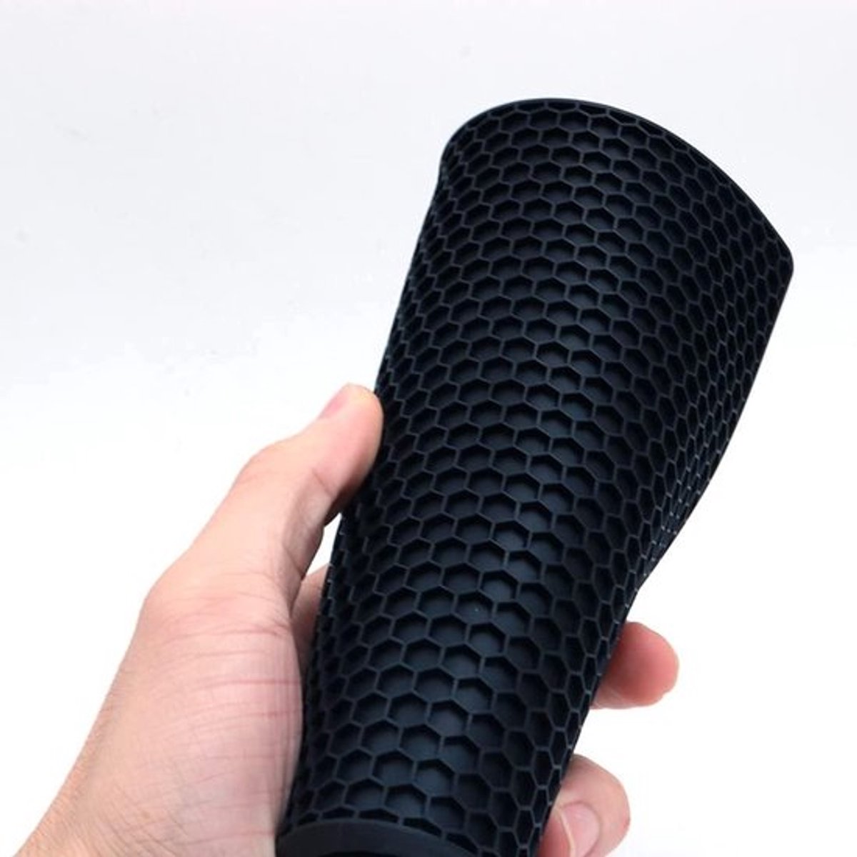 Silicone Pannenlappen Set van 4 Zwart Hittebestendig Multifunctioneel.