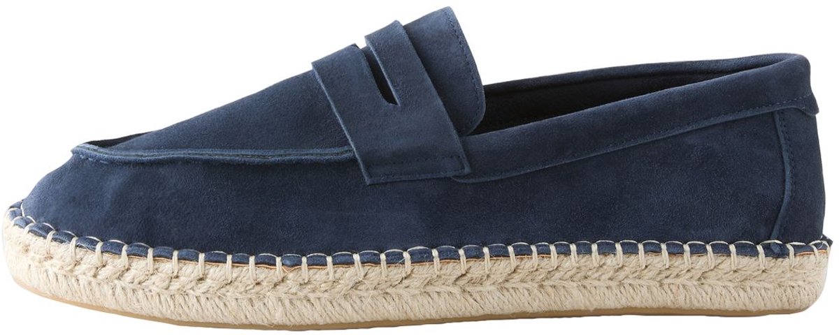 Next - Heren - Suède espadrilles - Blauw