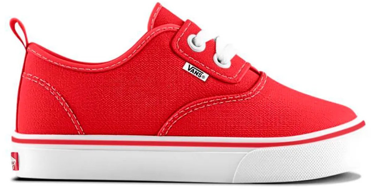 Vans Authentic Elastic V Schoenen Kinderen Rood