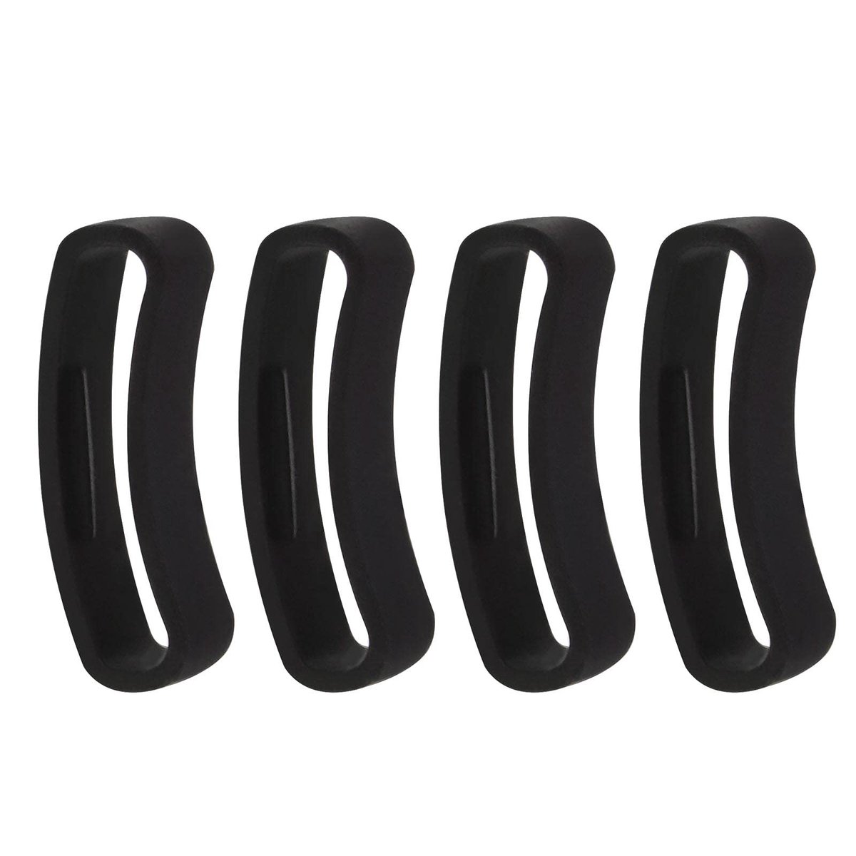 Dailygoody - Vervangende Polsband - Horlogeband Lus - Zwart - Silicone - Sportieve Polsband - 28 mm