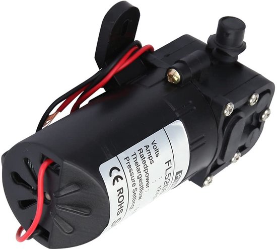 SPHProducts - Algemene diafragmapomp - Waterdrukpomp 3,5L/min - Corrosiebestendig - Zwart - Elektrische pomp - Ideaal voor watertransport - Model FL-5206 van Merkloos — afbeelding 4