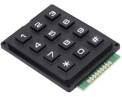 Dailygoody - Mini Numeric Keyboard - 12 toetsen - Compact en handig - USB aangesloten - Draadloos toetsenbord - Geschikt voor microcontrollers -