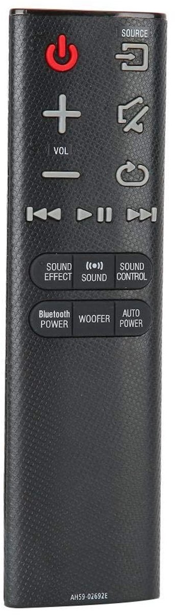Dailygoody - TV-afstandsbediening - Bluetooth-audiosoundbar - Laag stroomverbruik - Zwart - Multifunctioneel - Geschikt voor PS-WJ6000 - HW-J355