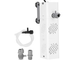 Ultra Quiet Aquarium Filter - Onderwater Aquarium Filter met Grote Capaciteit - Aquarium Power Filter voor Schildpaddentank Zoutwater (EU Plug 100-240V)