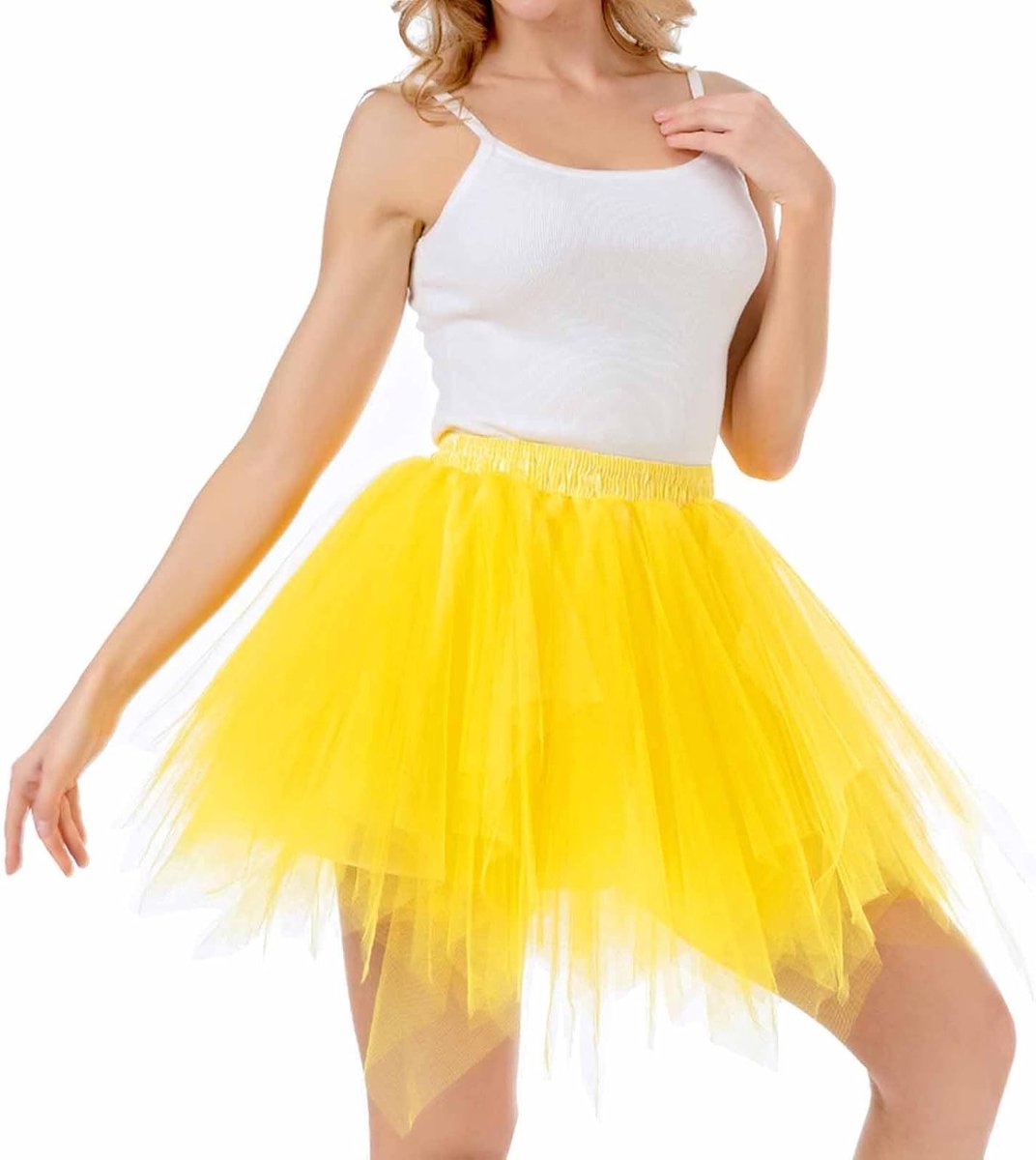 Multilaagse Tulle Tutu Rok voor Vrouwen, Elegante Ballet Rok voor Feestjes en Dans, Perfect voor Kerst en Speciale Gelegenheden