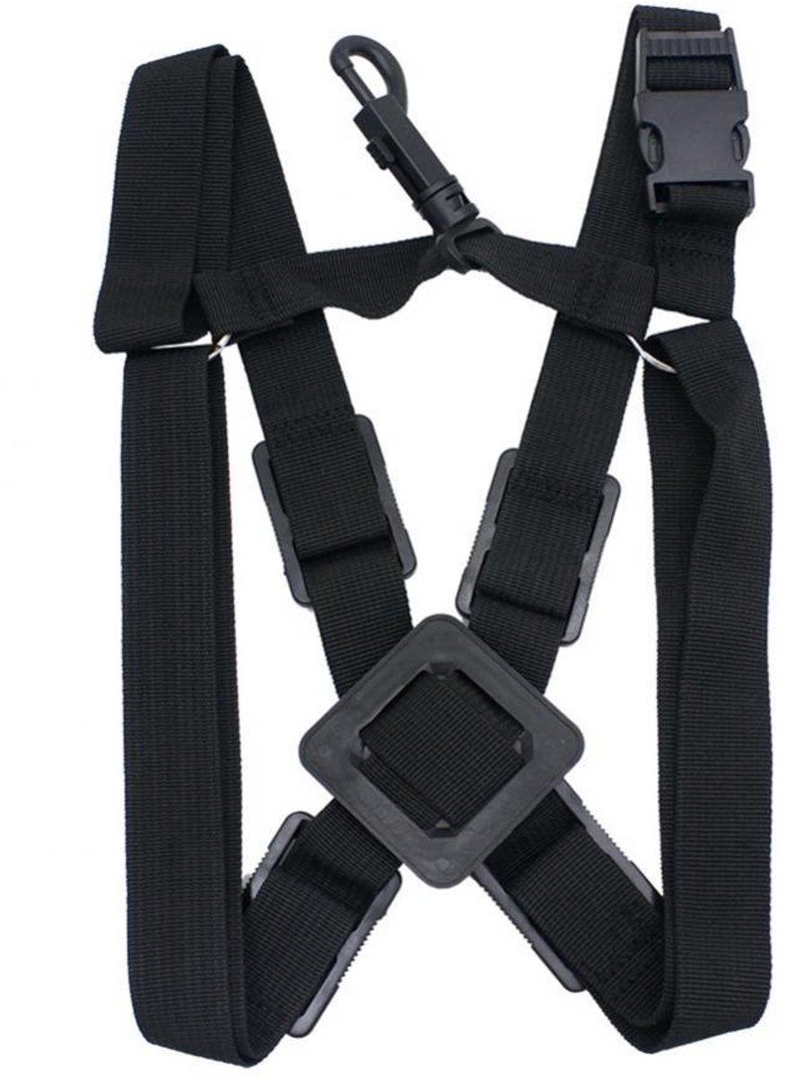 Dailygoody - Verstelbare Saxofoon Riem - Zacht Gewatteerde Halsband - Ideaal voor Saxofonisten - Zwart - Comfortabele Schouderriem - Voor Alle Saxofoo