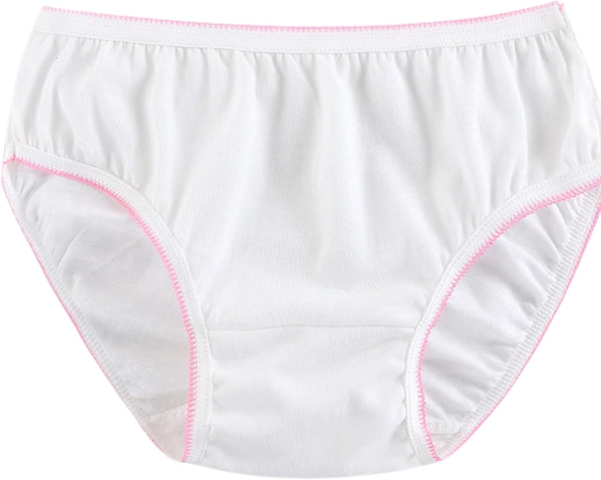 Verwisselbare Ondergoed voor Vrouwen, 100% Katoen, Ideaal voor Ziekenhuis, Kraamzorg en Reizen, Comfortabel en Hygiënisch