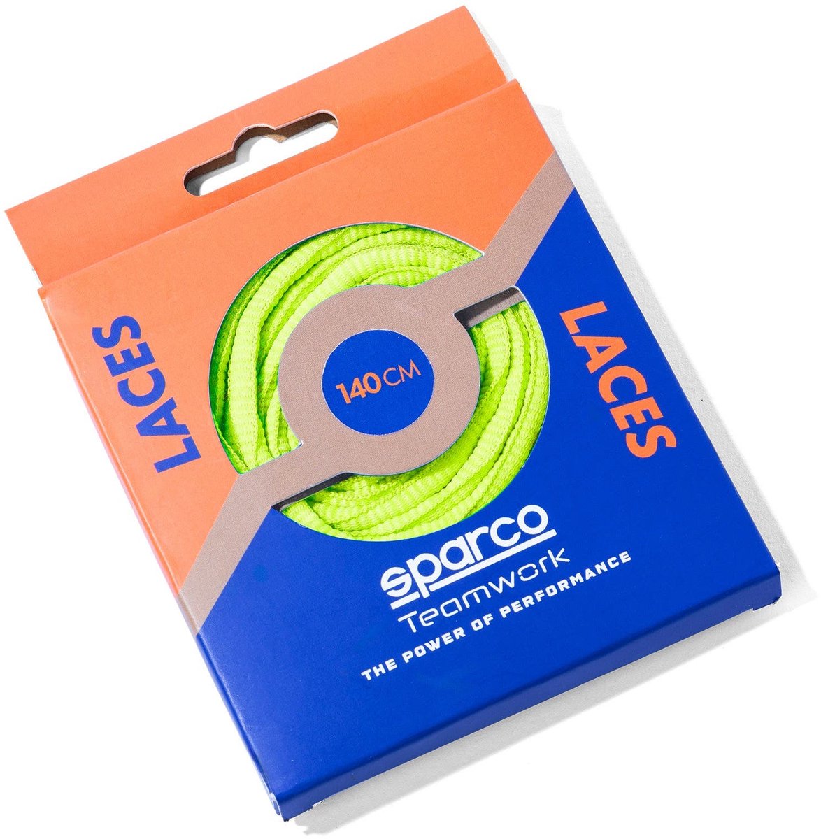 Sparco Veters Scarpe Accessoires - Lichtblauw/Groen/Geel/Zwart/Marineblauw — 140cm