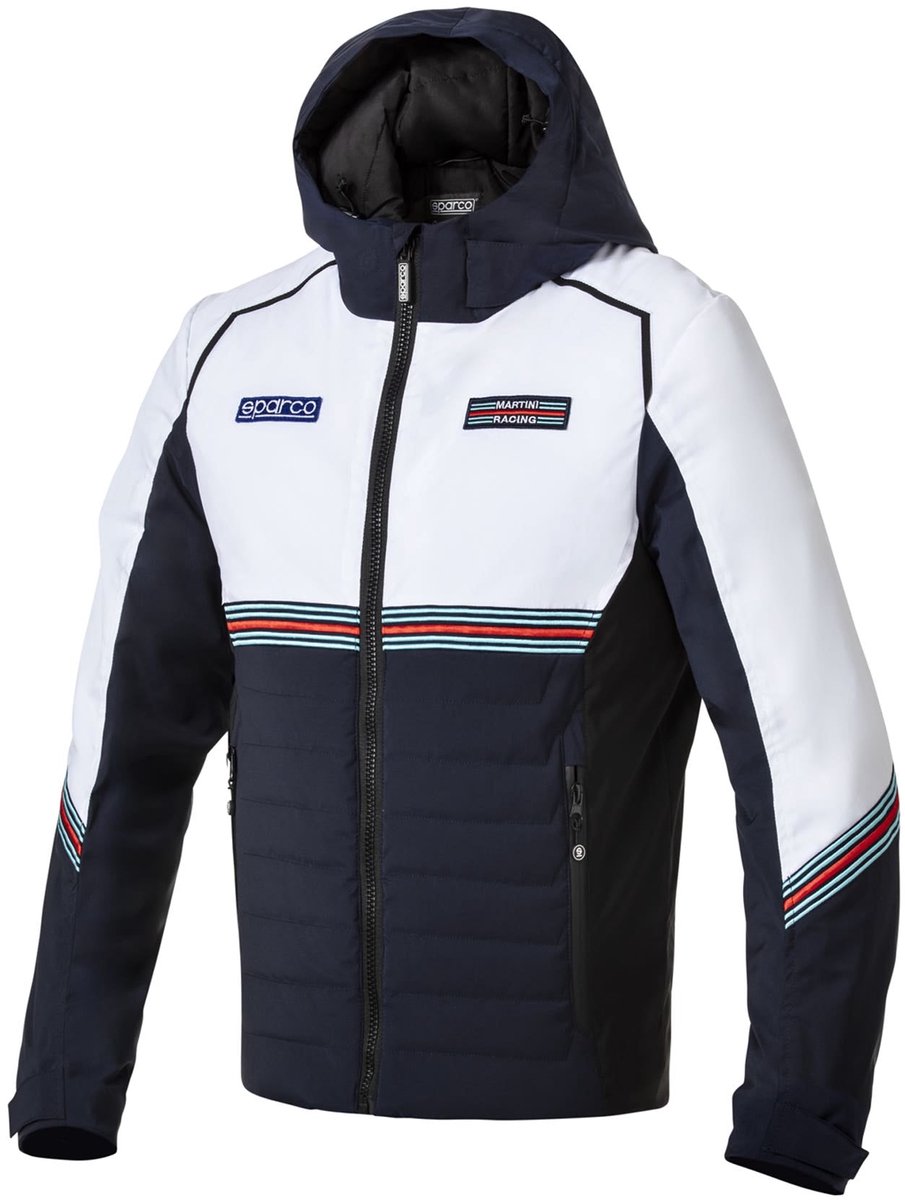 Sparco Martini Racing Winterjas Martini Racing Jas — — Wit