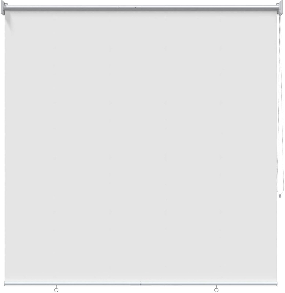 vidaXL - Buitenrolgordijn - UV-bescherming - Wit - 125 - x - 140 - cm - (B - x - H)