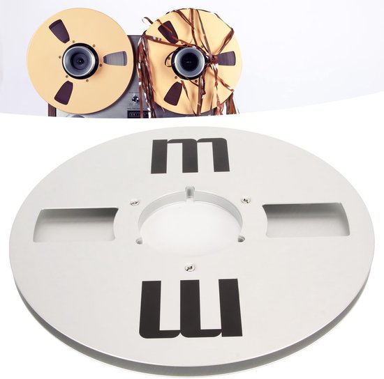 Dailygoody - Lege Tape Reel - Universele Aluminium Tapehaspel - 1/4 10 Inch Formaat - Voor Reel to Reel Tape Spelers - Duurzaam en Professioneel Ontwe... — afbeelding 2
