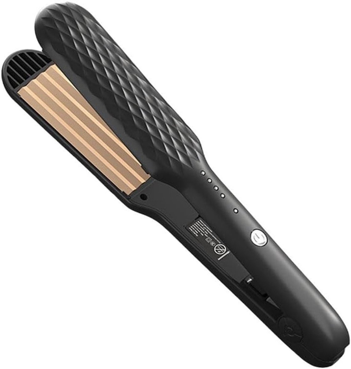 Crepe IJzer voor Haar met 4 Temperatuurinstellingen, Snelle Opwarming en Volumineuze Krullen voor Fluffy Hairstyles en Styling Tools