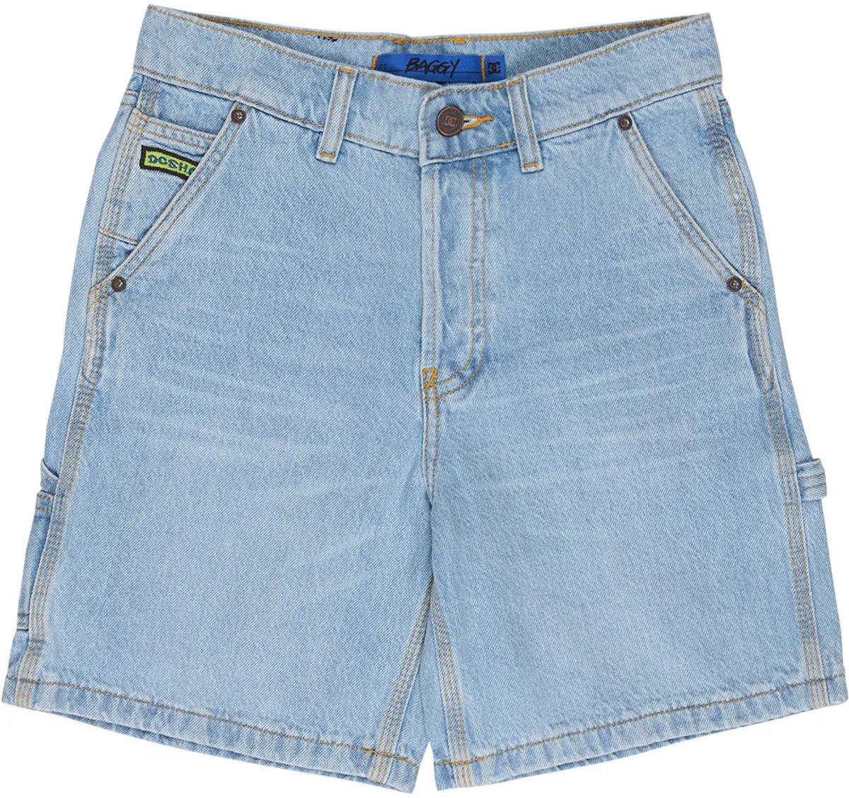 Dc Shoes Edbds03015 Carpenter Baggy Fit Korte Jeans 12 Years Jongen Indigo Light