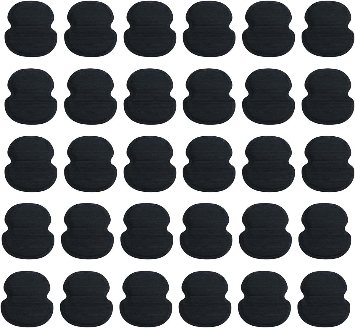 30 Stuks Ademend en Huidvriendelijk Zweetabsorberende Onderarm Pads voor Mannen en Vrouwen, Herbruikbaar en Onzichtbaar
