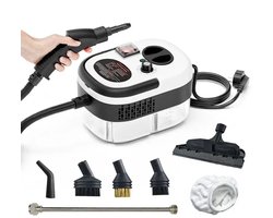 Archi Stoomreiniger – Reinigingsmachine - 2500W – Multifunctioneel – Voor keuken, auto en vloer – EU stekker - Wit