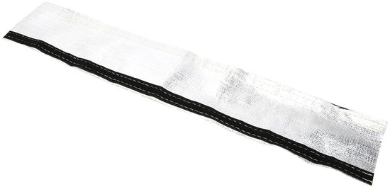 Hittebestendige glasvezel stofkap, aluminium warmtebescherming tot 260°C, afmetingen L 60 cm x B 10,6 cm, ideaal voor hoge temperaturen en isolatie van Merkloos — afbeelding 5