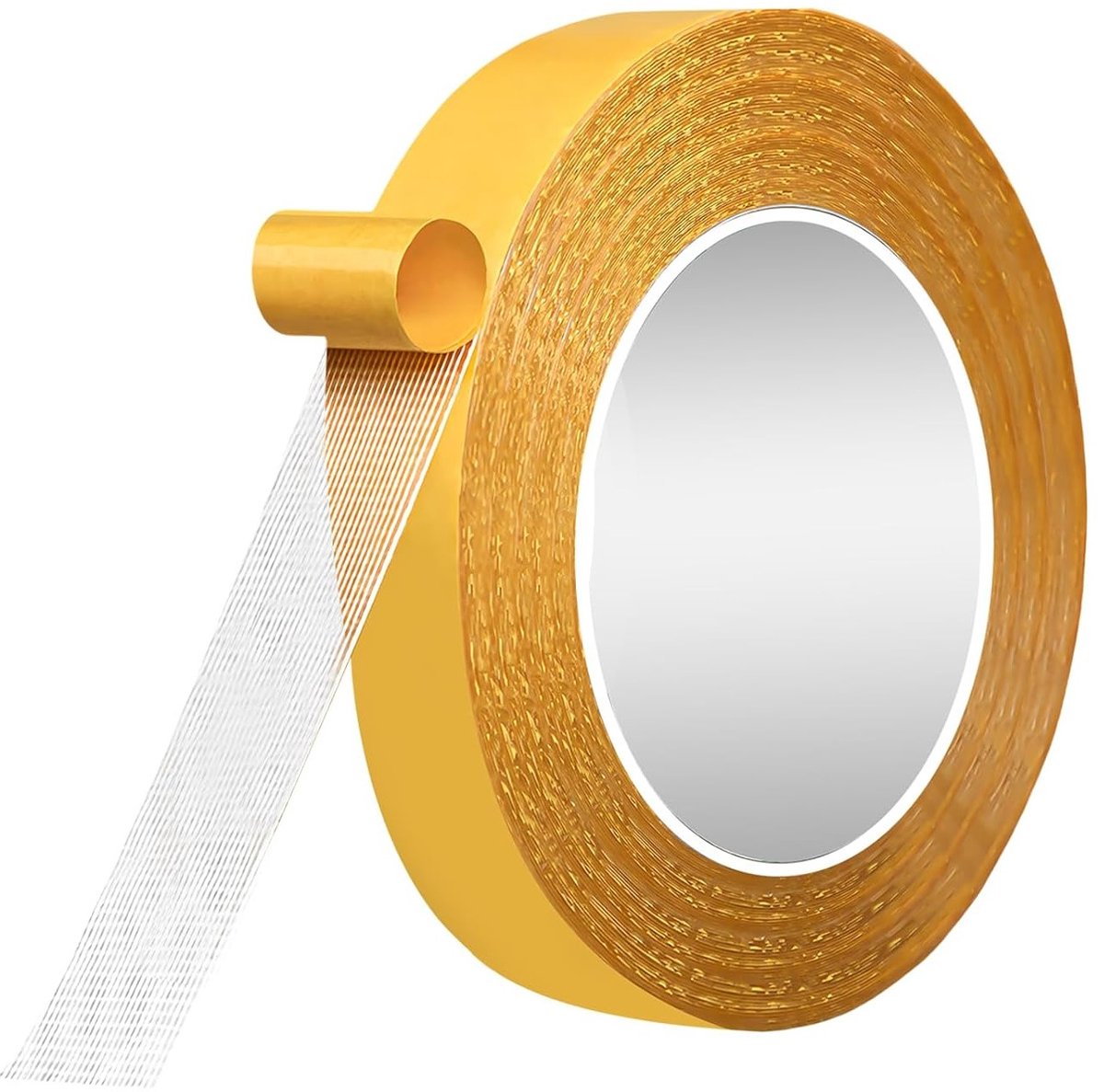 Duurzame Dubbelzijdige Lijmtape voor Thuis, Kantoor en Creatieve Projecten - Transparante Plakband (15mm x 10m)