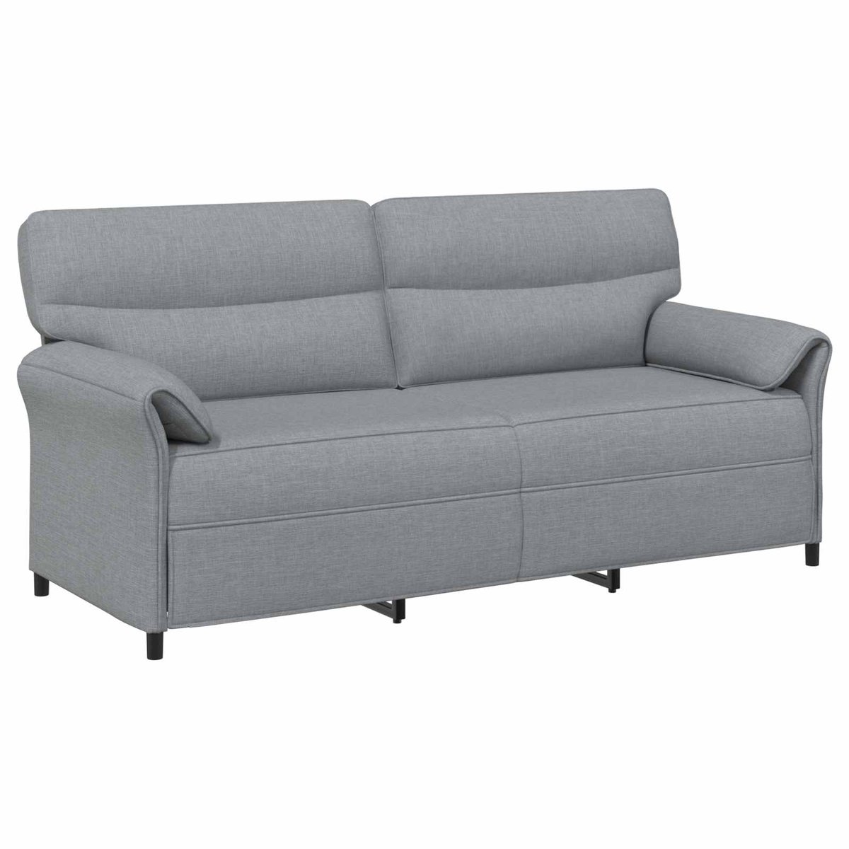 vidaXL - Bank - 100% - polyester - metalen - frame - MDF, - Multiplex