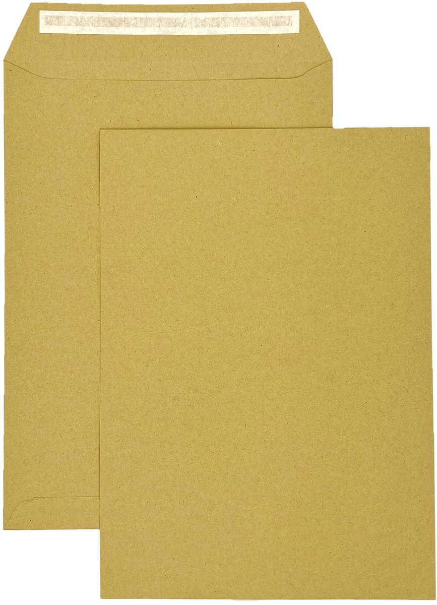 MTTProducts - Envelopes - Bruine C4 Envelopes - Zelfklevend - 50 Stuks - A4 Formaat - Perfect voor Zakelijke Documenten - 90 g/m²