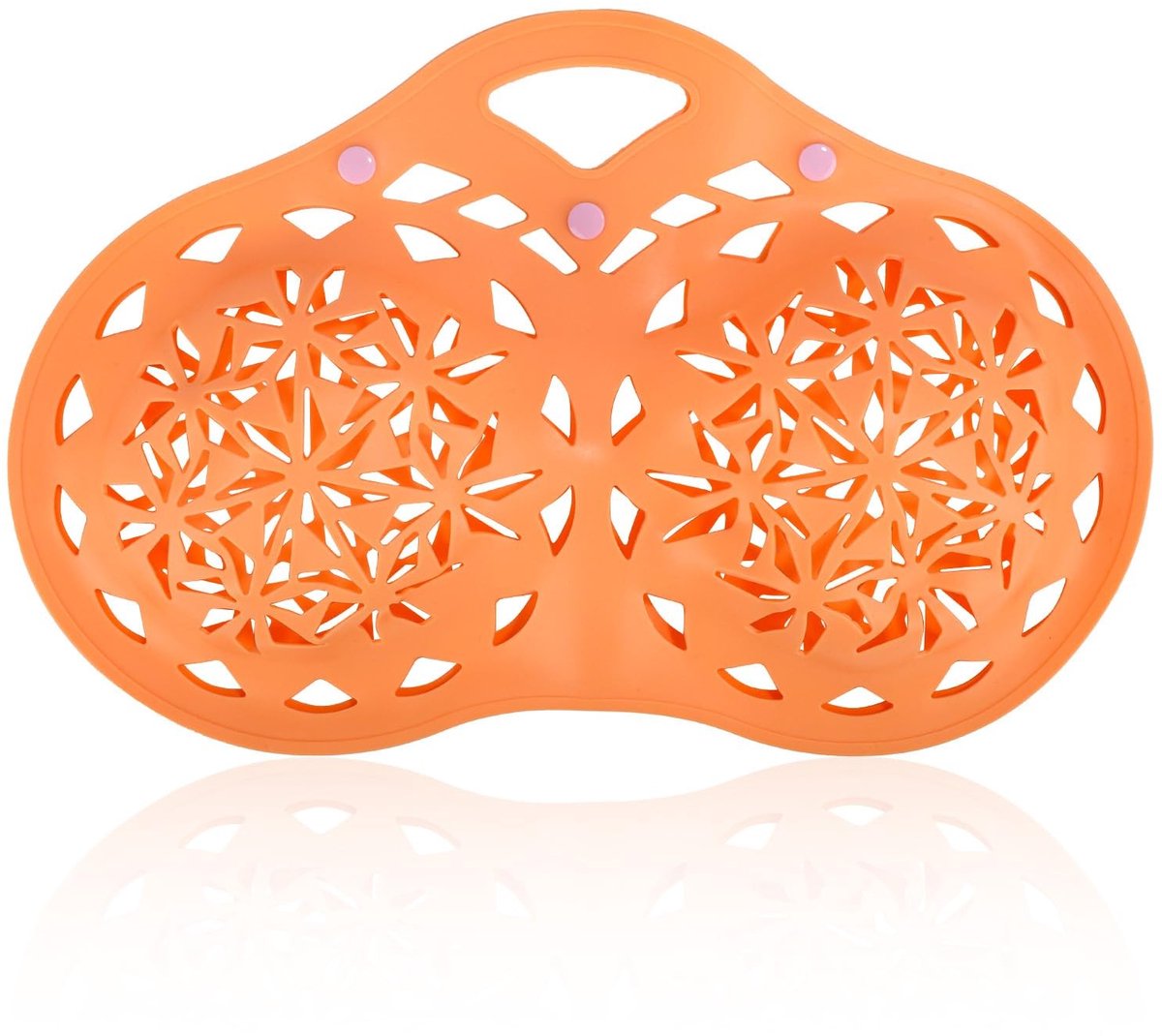 NTHProducts - Bra Wash Bags - Waszak voor BH's - Silicone Bescherming - Oranje - Ondergoed Waszak - Geschikt voor Cup 32A tot 38D