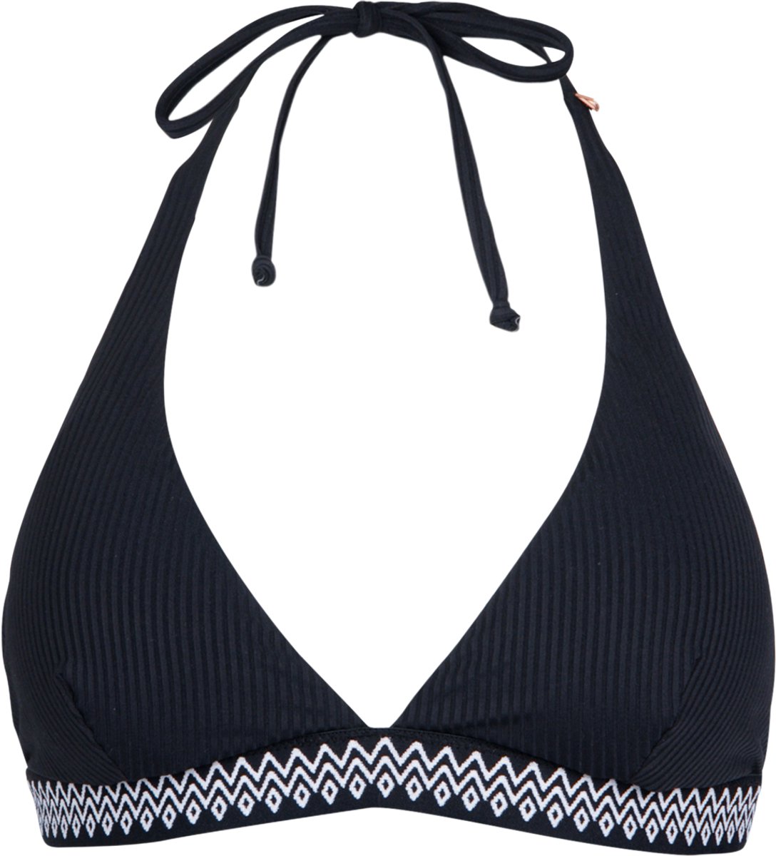 Brunotti Relay-Rib Bikini Topje Halter Bikini Top Dames Triangel Bikini 38 Zwart