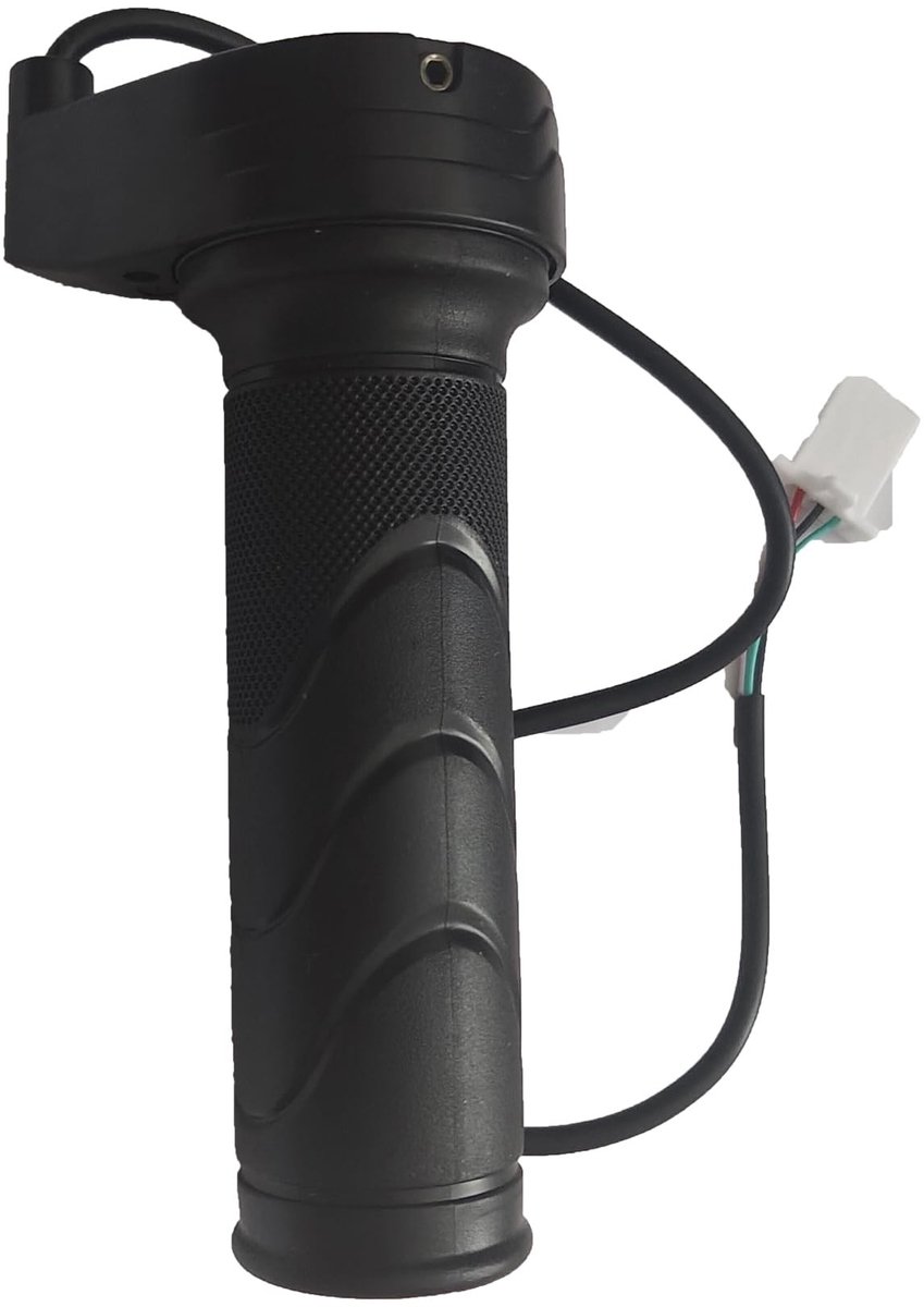 Vt products - Motorcycle Black Electric Scooter Bike Throttle Grip - Universeel - Modern Design - Zwart - Geschikt voor Scooter en Motorfiets