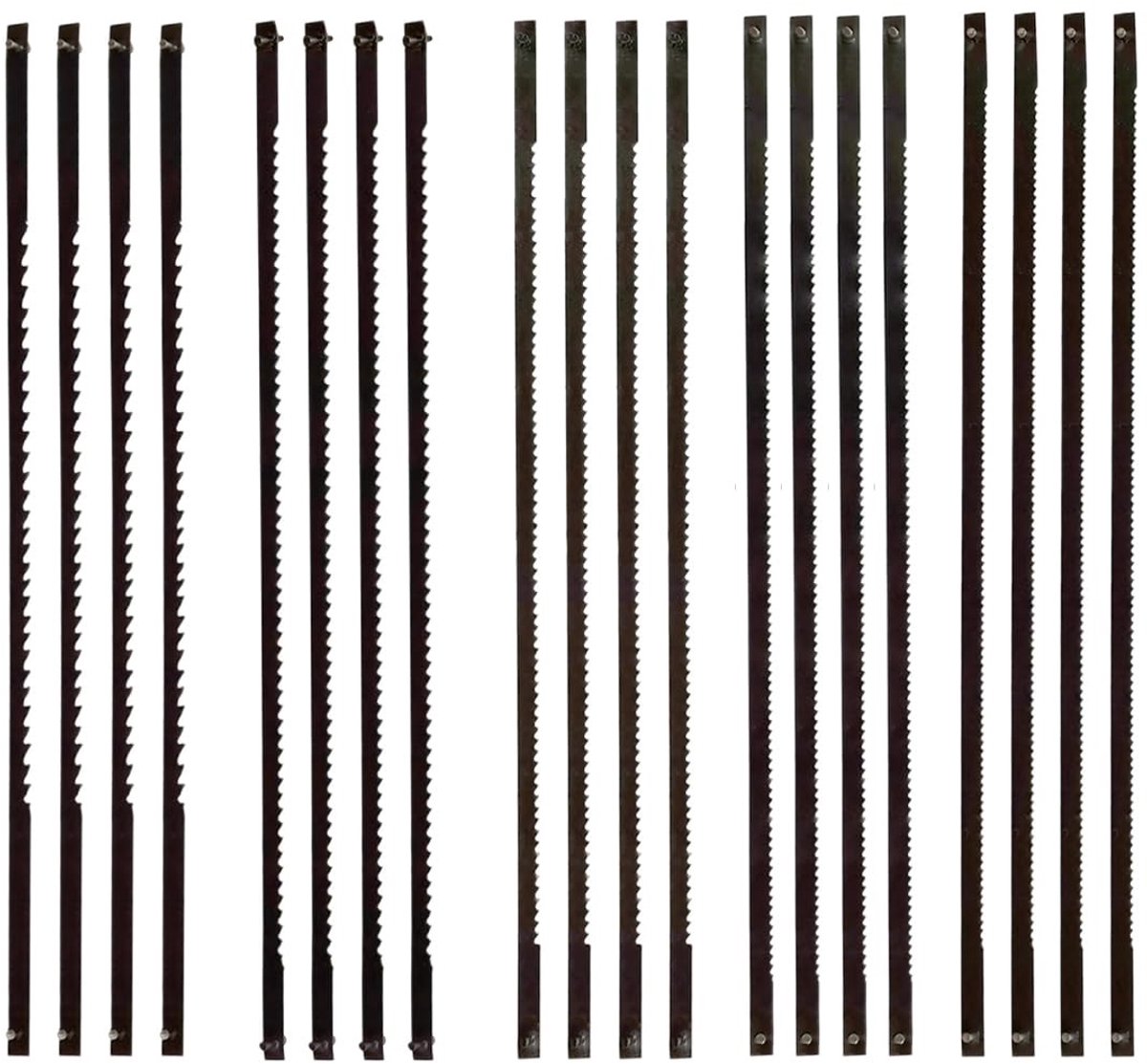 NTHProducts - Jigsaw Blades - Houtbewerking - 20 Stuks - Diverse Tanden - Kwaliteitszaagbladen - Voor Jigsaws - Geschikt voor Houtbewerking