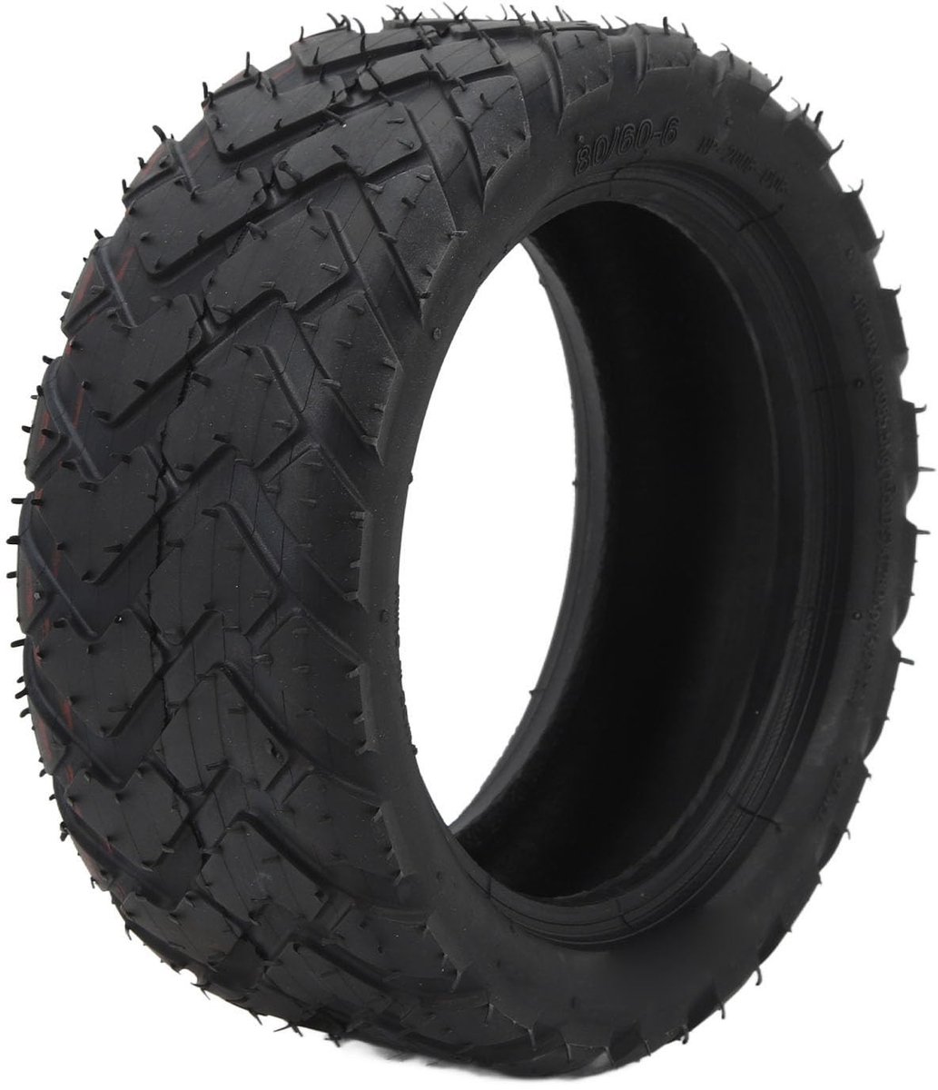 Allecto - Elektrische scooterbanden - 80/60-6 - Uitstekende grip - Rubber - Reserveaccessoires - Duurzaam - Geschikt voor elektrische scooters - 1 ...