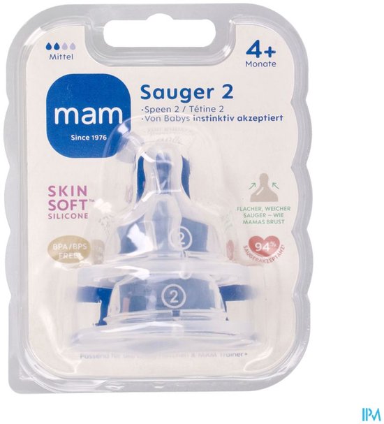 Mam fles speen Gr. 2( 2+) 2 stuks van MAM — afbeelding 5