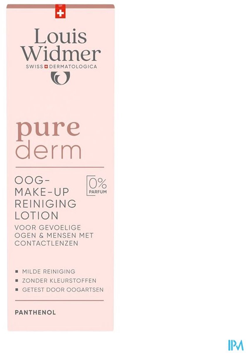 Louis Widmer Purederm Oogmake-up Reiniging Lotion