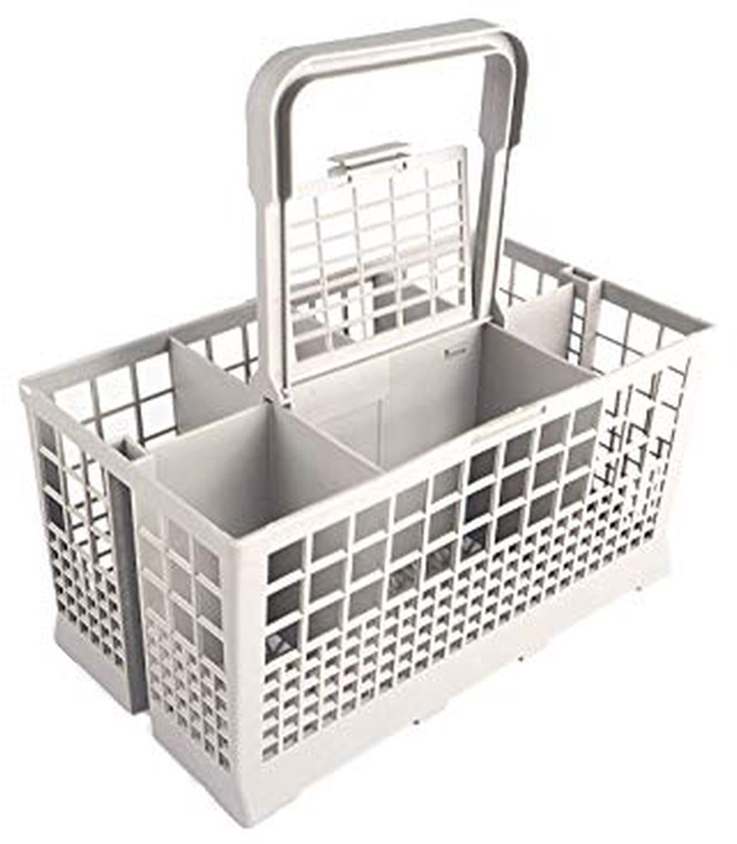 Universele bestekmand voor vaatwasser met 7 vakken - Grijs, 24 x 13,5 x 12,5 cm