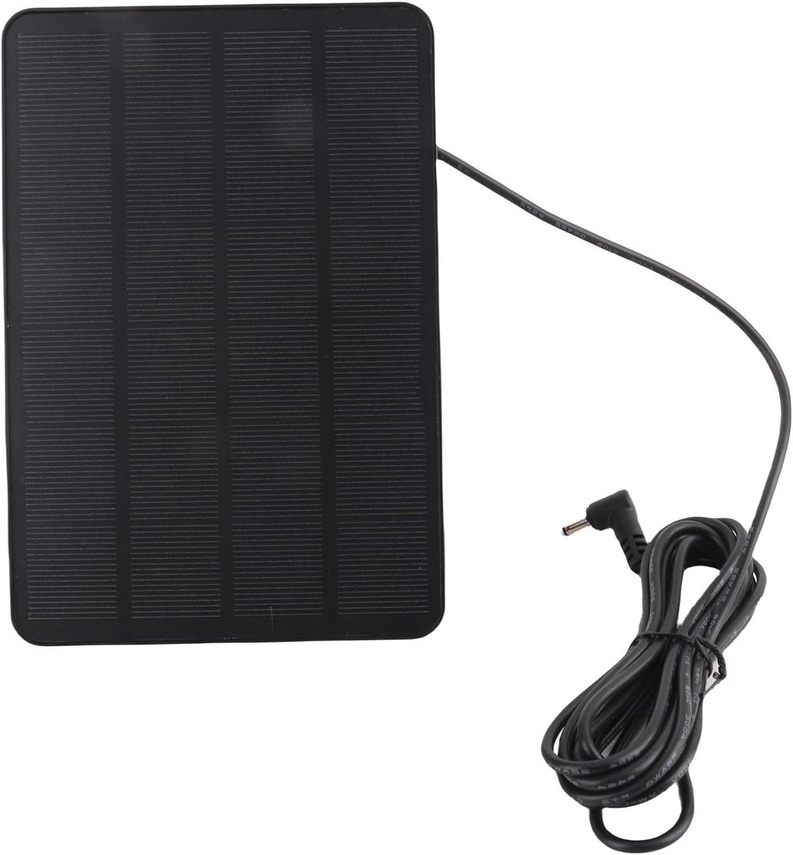 Zonnepaneel Oplader - Draagbare Energie - Camera Voeden - Weerbestendig IP65 - 10W Vermogen - Zwart