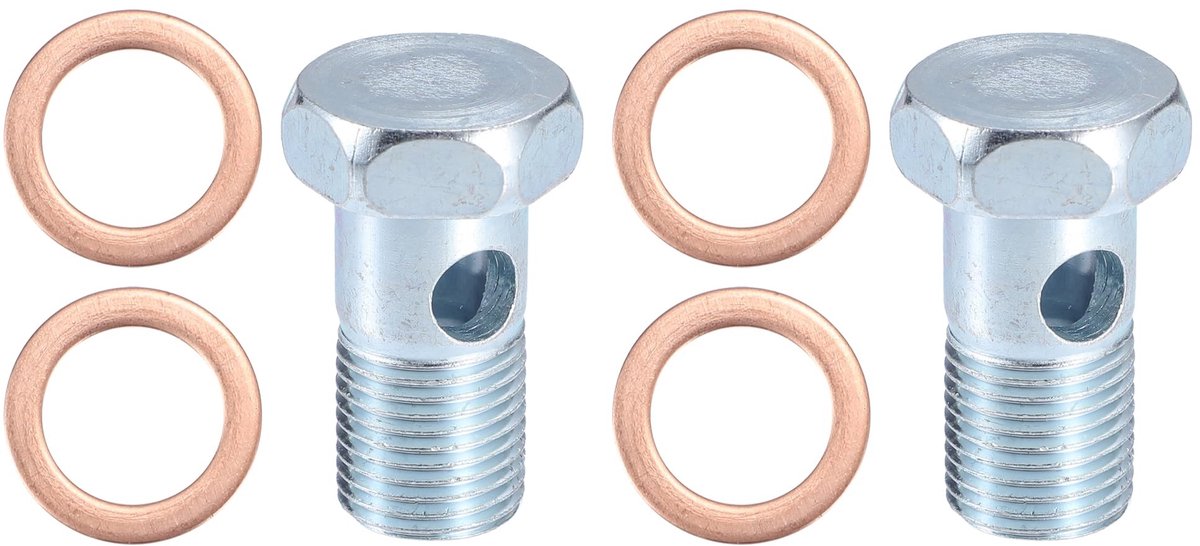 Cosensi- Schroeven Set 38mm Lengte - Motorfiets Holle Schroeven - Zilveren Kleur - 6 Stuks - Precisiebewerkt - Duurzaam Metaal - Motorfiets Bouten