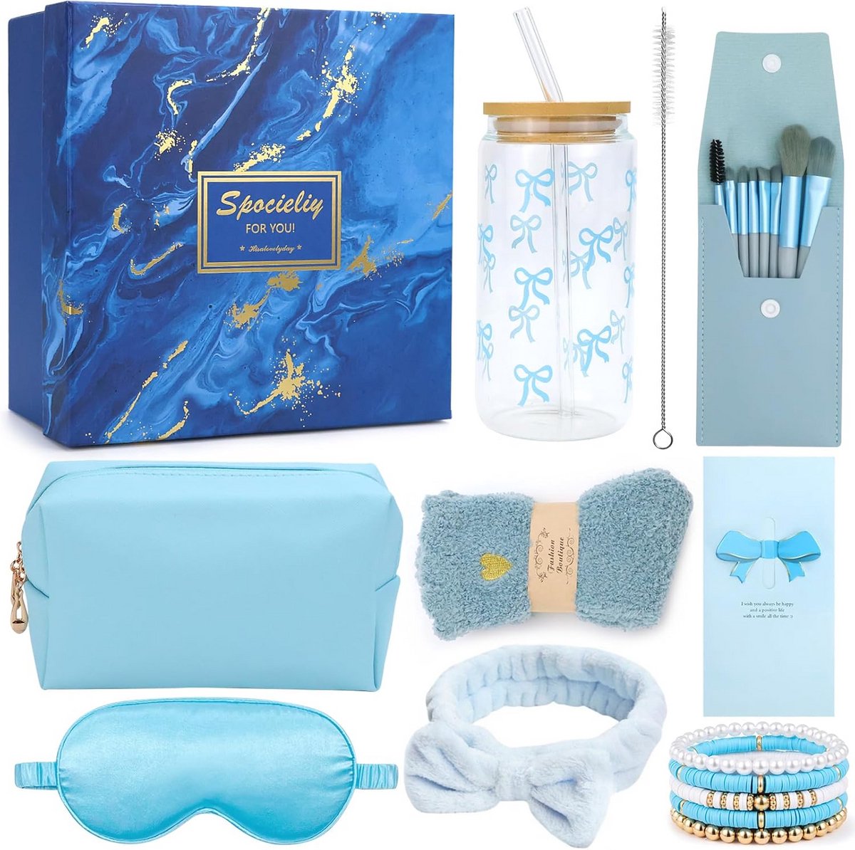 Cadeauset voor Meisjes en Tieners - 11 Delige Geschenkdoos met Drinkbeker en Accessoires