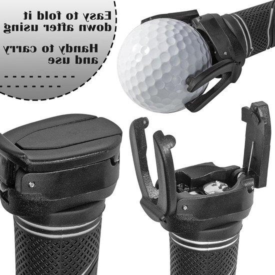 Vouwbare Golfbal Oppakker met Zuignap en Grip - Handige Accessoire voor Golfers, 6 Stuks, Ideaal voor Putter en Rugbeschermer — afbeelding 4