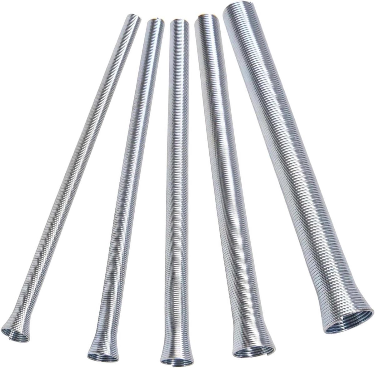 Veer buisbuigset - Metaal buig gereedschap - Precisie buigen - 5 maten set - 1/4 tot 5/8 inch - Zilver